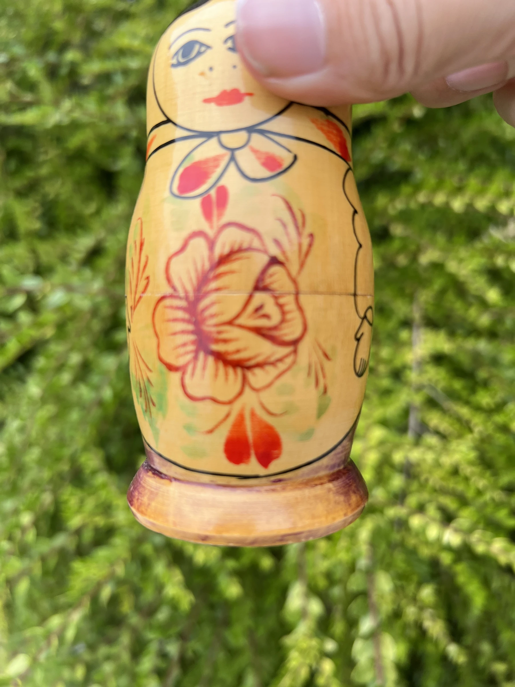 🪆 Boneca russa Matrioshka vintage feita na URSS de madeira 4 peças – photo 4